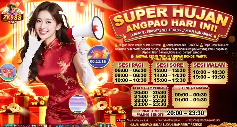 SUPER HUJAN ANGPAO HARI INI!